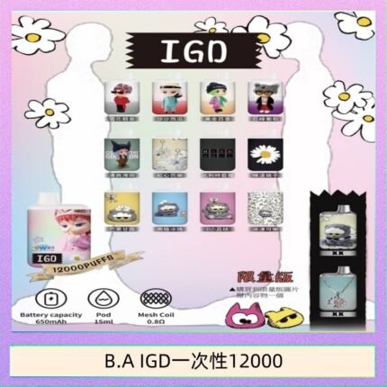 B.A IGD12000口 電子煙